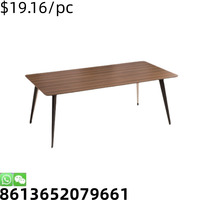 Bureau simple poste de travail en bois bureau d'ordinateur PC ordinateur portable étude Table d'écriture meubles de bureau à domicile
