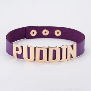 <span class=keywords><strong>Puddin</strong></span> Brief Lederen Kraag Kleine Lelijke Meisje Ketting Dikke <span class=keywords><strong>Choker</strong></span> Punk Gothic Sieraden Charm Gepersonaliseerde Zwart Pu Lederen - Product Image 5