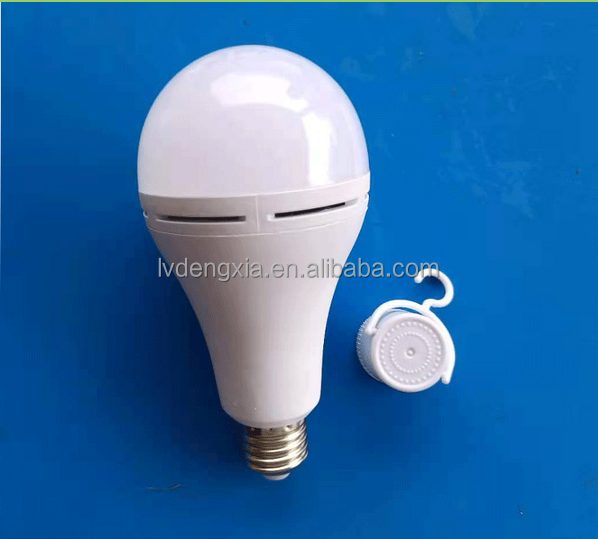 Rechargeable Emergency LED Bulb 6000K15W 12W Battery Operated Light Bulb E27 Load Shedding Power Outage