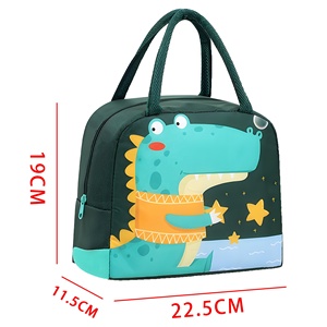 Borsa Termica per Pranzo a Forma di Alligatore in Tessuto Oxford 600D per Bambini, Mantiene il Cibo <span class=keywords><strong>Fresco</strong></span> per Uso Quotidiano - Product Image 3