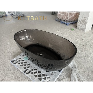 Baignoire acrylique transparente de luxe moderne <span class=keywords><strong>Spa</strong></span> autoportant design pour hôtel/salle de bains - Product Image 6