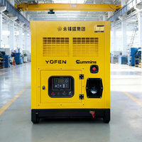 Générateur bi-carburant Cummins Yuchai Weichai 50Kw 60Kw 100Kva 200Kva 300Kw 220V/230V Démarrage automatique Diesel et Gaz Naturel