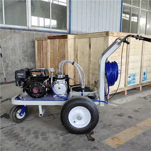 Enkele Spuitpistool Koud Spuiten Weglijn Markering Machine Nieuwe Stijl Hand Push Met Motor Als Kerncomponent - Product Image 5