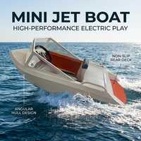 Remise en gros Jet ski électrique à coque angulaire, pont arrière antidérapant, embarcation aquatique de type karting pour activités nautiques et surf