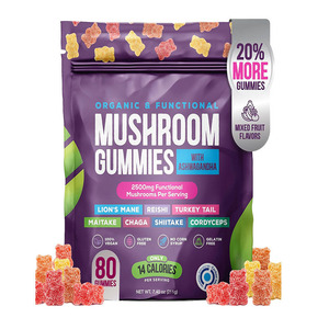 Hữu cơ nootropic não gummies bổ sung cho người lớn có tính năng Reishi Đông Trùng Hạ Thảo sư tử của bờm nấm Gummy kẹo cho trẻ em - Product Image 1