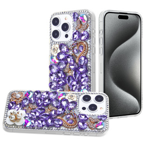 เคสโทรศัพท์มือถือลายผีเสื้อวิบวับ น่ารัก หรูหรา ประดับเพชร คริสตัล กลิตเตอร์ กันกระแทก - Product Image 1