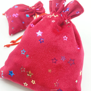 Bolsas de Regalo de Tela con Cordón de Lujo para Navidad, Nuevo Diseño Impreso, Bolsa Promocional - Product Image 6
