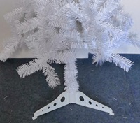 Großhandel Weißer PVC Künstlicher Weihnachtsbaum Unbeleuchteter Schlanker Stabförmiger Weihnachtsbaum für Innenraum-Feiertagsdekoration