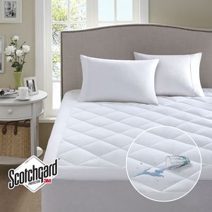 Cojín de colchón impermeable acolchado de bolsillo profundo DB Single Queen King Anti-Static Home Hotel Hospital Microfibra Poliéster Algodón Fab - Product Image 5