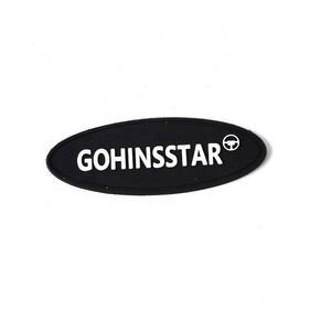 Customized Embossed 2D Soft PVC Logo Patch Badge for Sewing for Garment Labels - Product Image 5