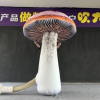 Champignon gonflable géant et coloré, modèle de plante simulée personnalisé pour la décoration paysagère des parcs à thème