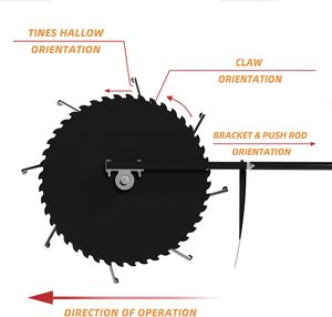 <span class=keywords><strong>Aireador</strong></span> de núcleo de césped rodante, tapones para tirar de césped, herramienta de aireación Manual, <span class=keywords><strong>rodillo</strong></span> de empuje, rotativo, compactado, para aflojar el suelo del jardín - Product Image 2