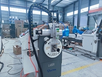 Machine de découpe laser à fibre compacte 1500W, diamètre de mandrin 100mm, longueur 6m, équipement de découpe laser CNC pour tubes