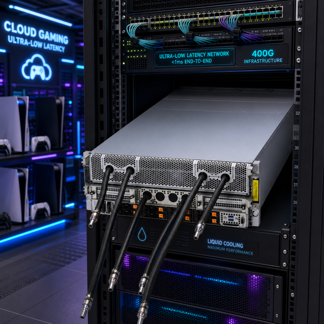 AI Training 8-GPU 4U Rack Server SYS-421GE-NBRT-LCC Dual Xeon 8TB DDR5 Liquid Cooled GPU Server for LLM