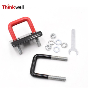 ตัวล็อคพ่วงรูปตัวยู Thinkwell ขนาด 50x50 มม. แบบยูนิเวอร์แซล ป้องกันการสั่นสะเทือน สีดำเคลือบด้วยผง - Product Image 1
