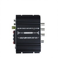 Amplificateur audio numérique Hi-Fi professionnel 2.1 canaux 20WX2+40W 12V avec circuit imprimé en alliage d'aluminium 4-8