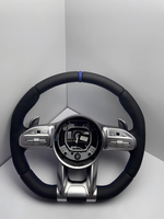 Volant personnalisé en fibre de carbone avec LED pour Mercedes BENZ W205 C300 W212 W213 W221 W222 ML W166 W167 W218 CLS 63 AMG