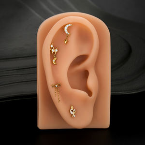 Bijoux <span class=keywords><strong>de</strong></span> <span class=keywords><strong>piercing</strong></span> Toposh en titane G23, clou d'<span class=keywords><strong>oreille</strong></span> à filetage interne, bijoux <span class=keywords><strong>de</strong></span> corps pour <span class=keywords><strong>piercing</strong></span> d'<span class=keywords><strong>oreille</strong></span>, labret - Product Image 4