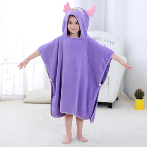 MICHLEY nuevo diseño búho púrpura patrón rápido seca toallas niños - Product Image 2
