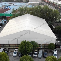 Tente extérieure ignifuge de grande capacité de tissu en aluminium de chapiteau de tente industrielle de haute qualité pour l'entrepôt