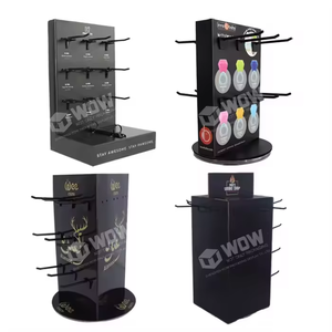 Tùy chỉnh siêu thị <span class=keywords><strong>PVC</strong></span> sàn hiển thị đứng với móc nhựa kệ trưng bày cho giới thiệu sản phẩm - Product Image 6