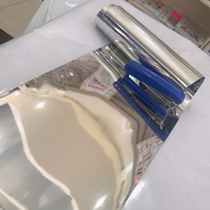 TPU oro plata PU líquido metálico tela espejo imitación Metal cuero <span class=keywords><strong>vinilo</strong></span> <span class=keywords><strong>para</strong></span> bolsos manualidades prendas - Product Image 3