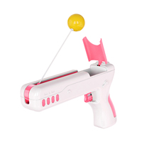 Bâton de jeu interactif de luxe écologique pour chat, jouet en plastique avec plumes, pistolet classique pour l'exercice et le jeu des animaux de compagnie