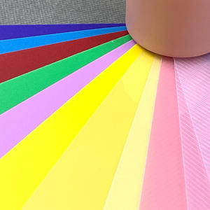 Hojas de plástico <span class=keywords><strong>PP</strong></span> de vidrio, rollos de lámina para formación al vacío, color gris, naranja y rojo, 0,25mm, 0,5mm, 0,8mm, 1220x2440, venta al por mayor - Product Image 1