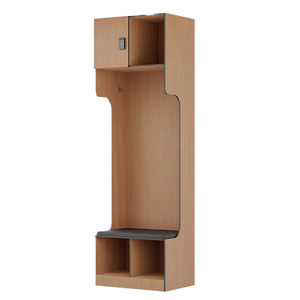 Casilleros de Laminado Compacto Fenólico de Excelente Calidad para Vestuarios de Estadios con Banco, Casilleros de Gimnasio Ecológicos y Duraderos en Venta - Product Image 1