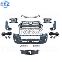 Kit carrosserie RAYSEZE pour Toyota 2016 2020 HILUX UPGRADE 2021City Type Phare Feu arrière Grille de pare-chocs avant