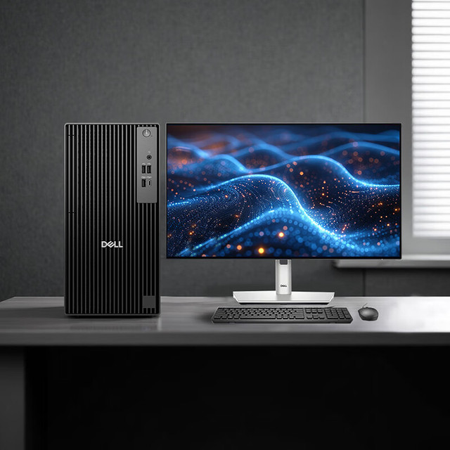 Dells ProTower QCT1250 New Business High-Performance RTX A2000-6G Commercial Desktop Computer 23.8" Display I7-14700 CPU SSD