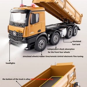 Camion benne télécommandé modèle SJY-1536, véhicule de chantier RC à l'échelle 1/14, jouet pour enfants - Product Image 4