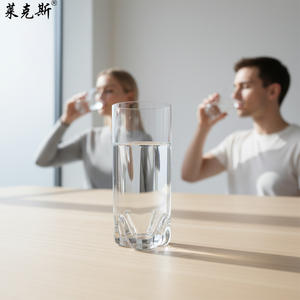 Oferta Especial: Juego de 3 Vasos de Cristal Hechos a Mano, Coloridos, con Burbujas, Personalizados, para Agua, Jugo, etc., en Caja - Product Image 4