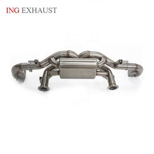 ING pour <span class=keywords><strong>2022</strong></span>-UP <span class=keywords><strong>Audi</strong></span> <span class=keywords><strong>R8</strong></span> 4.2 <span class=keywords><strong>V8</strong></span> tuyau d'échappement avec soupapes de silencieux en acier inoxydable Catback échappement <span class=keywords><strong>R8</strong></span> échappement - Product Image 1