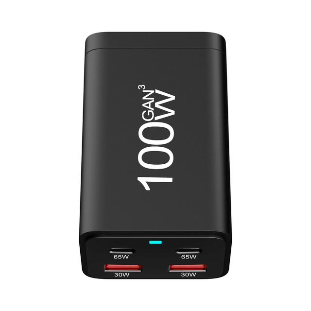 GaN Multiport USB C PD 65W 30W Desktop Station Charger iPhone Laptop 2C2A Fast Charger 100W Portable Charger