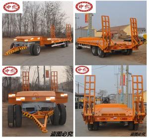 Agricultura transportador 10 ton granja tractor remolque de plataforma plana para la venta - Product Image 6