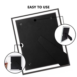 Marcos de Fotos de Vidrio Brillantes con Espejo, 5x7, 6x8, 8x10, A4, Marcos de Fotos Plateados con Cristales Brillantes para Bodas, Marcos para el Hogar, la Familia y Fiestas - Product Image 3