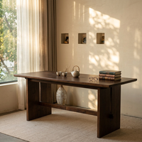 Bureau de direction ergonomique de luxe moderne en bois massif pour la maison, mobilier de bureau pour villa et appartement, fourniture pour projets d'aménagement intérieur MUYE