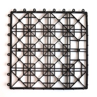 Maille en plastique de plancher d'épissage horizontal et vertical 2 et 4 Base de verrouillage pour les carreaux de terrasse