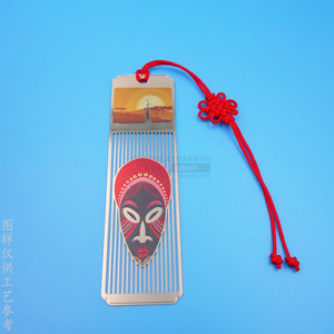 Customized Chinese Style Metal <b>Bookmark</b> 70x28mm Hollow Pattern Transparent Lacquer Finish For Stationery And Gifts - Product Image 4