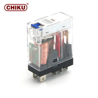 Relais électromagnétique d'approvisionnement de magasin d'usine ARJ ARM ARL LED relais universel 11 broches Miniature 1A Contact 12VDC bobine 12V PCB utilisation