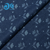 Tissu Denim Jacquard Motif Géométrique Audacieux Tissé Personnalisé 300 Mètres MOQ Écologique pour Robes et Vestes Garçons Filles Femmes