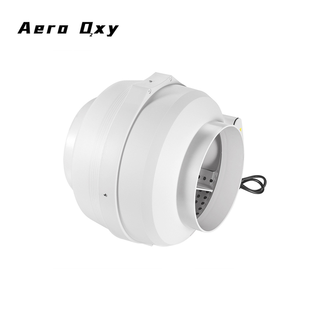 Energy Efficient 1160 CFM 10 Inch Ball Bearing Duct Fan IP65 Waterproof Ventilation Exhaust Fan Heating Cooling Booster for Grow
