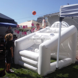 GMY Inflables Todo Blanco Juego de baloncesto inflable Deportes recreativos para interiores Juegos para niños - Product Image 1