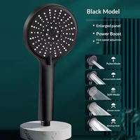 Ensemble de douche pluie monocommande ABS pour une personne avec chauffe-eau intégré, design moderne à pression accrue pour salles de bain de villas et appartements
