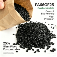 Resina de Poliamida Bergman PA66 GF25, Certificada ISO9001, Moldeable en Negro para Sistemas de Rotura Térmica, Accesorios Automotrices y Electrónicos
