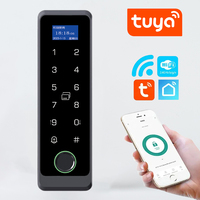 Cerradura de Puerta Biométrica Independiente con Pantalla Táctil LCD Resistente al Agua y a la Intemperie SMQT MQ-600BDTY