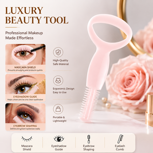 Herramienta aplicadora de plantilla para delineador de ojos de doble punta, plantilla guía para sombra de ojos, herramienta duradera para maquillaje de ojos y pestañas, plantillas para delineador de ojos - Product Image 2