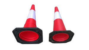 थोक शुनलू मॉडल a040 750 मिमी लाल + काले लचीले pvc pvc pc ट्रैफिक चेतावनी - Product Image 2