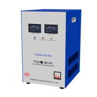 Stabilisateur de tension monophasé 8 kVA SVC AVR TND de type pointeur, personnalisable pour applications résidentielles et commerciales